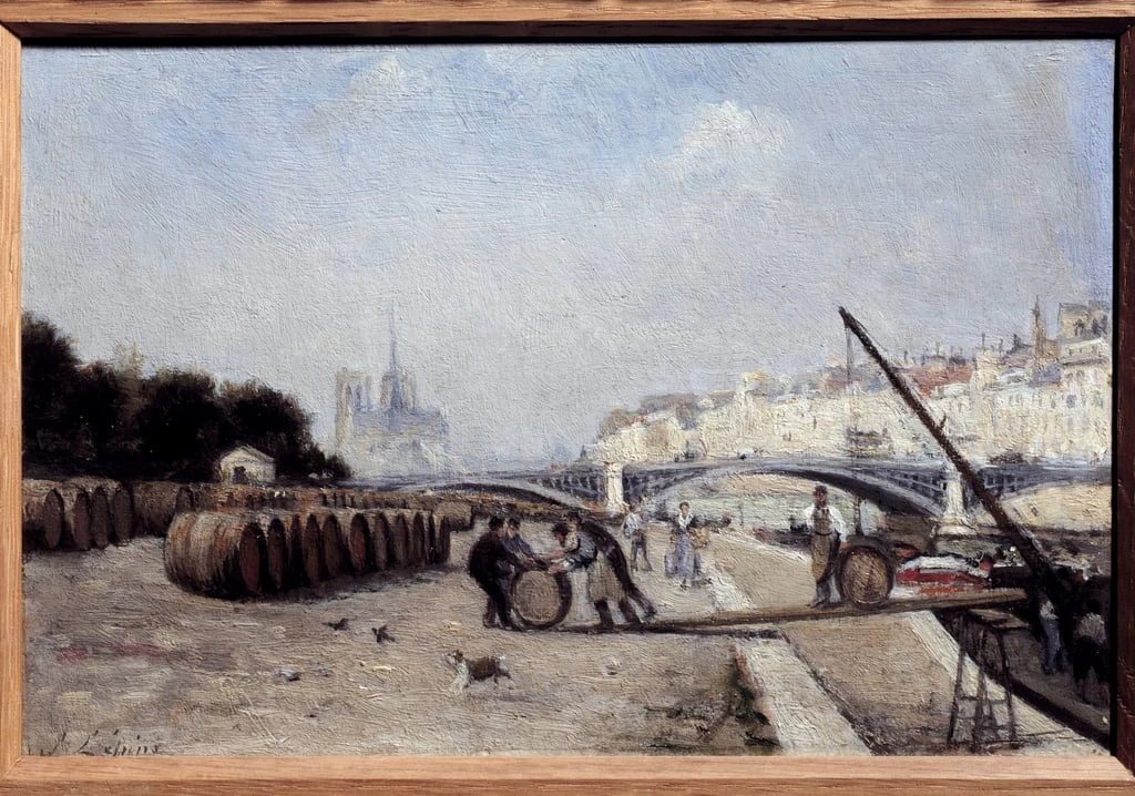 La Senna al ponte Sully, il porto dei vini, il Quai Saint Bernard